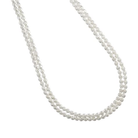 Aadyaa Silver Pohe Haar Necklace | 92.5% Sterling Silver
