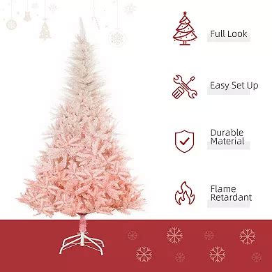 6' Artificial Christmas Tree Indoor Realistic Holiday Decoration, 800 Tips