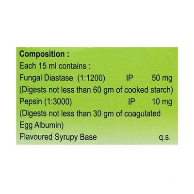 Byzyme Cardamom Flavour Bottle Of 200ml Syrup: Uses, Side Effects ...