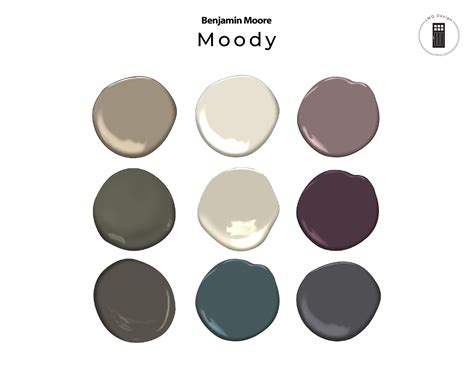 Handmade Supplies :: Paint & Stains :: Palettes :: Benjamin Moore Moody ...