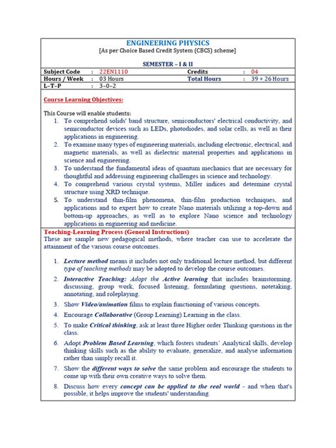 Image result for Engineering Physics Syllabus