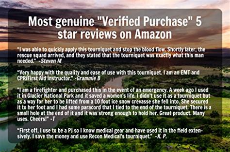 Recon Medical Tourniquet (Black) GEN 4B - Mil-Spec Kevlar Metal ...