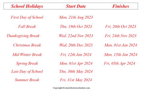 Canyons School District Calendar 2023-2024 With Holidays