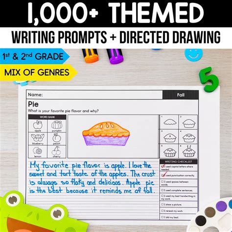 1,000 Writing Prompts + Directed Drawing YEAR-LONG BUNDLE – My Nerdy ...