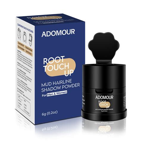 Adomour Mud Hairline Shadow Powder for Men and Women| Root touch up ...