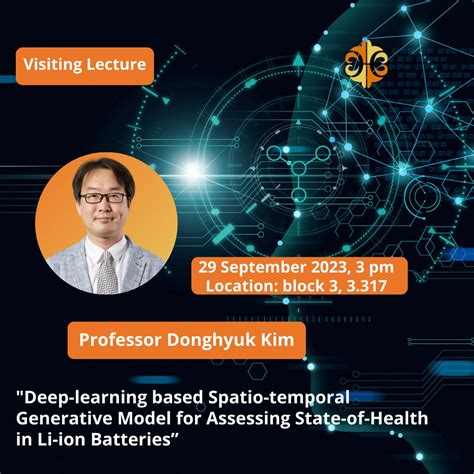 We are delighted to invite you to a special visiting lecture by ...