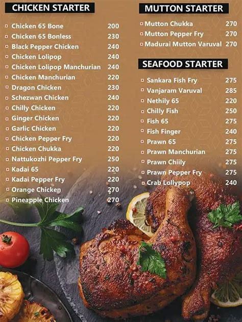 Menu at Aasife Biriyani (SIVAKASI), Sivakasi