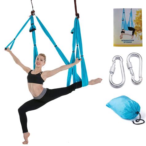 DGWE Outdoor Indoor Yoga Swing Set - Yoga Hammock/Trapeze/Sling Kit ...