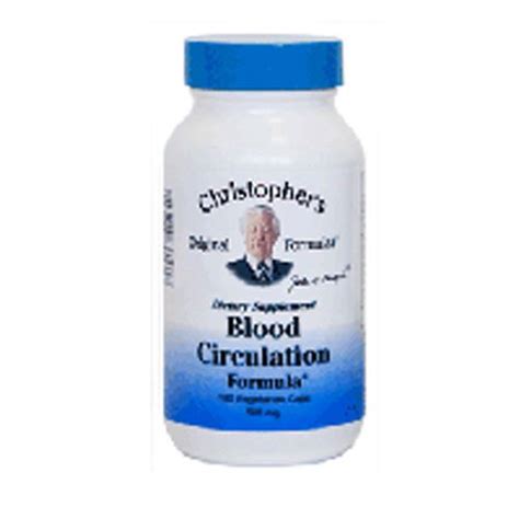 Dr Christophers Blood Circulation Formula 465 Mg 100 Vegetarian ...