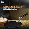 Buy KENT Hard Anodised Roti Tawa 25 CM | Non Reactive, Non Toxic, & Non ...
