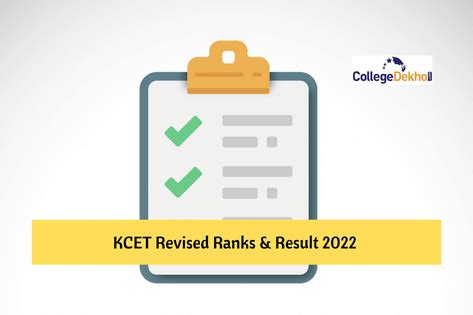 KCET Rank List 2022 (Released) Live Updates: Revised CET Result & Ranks ...