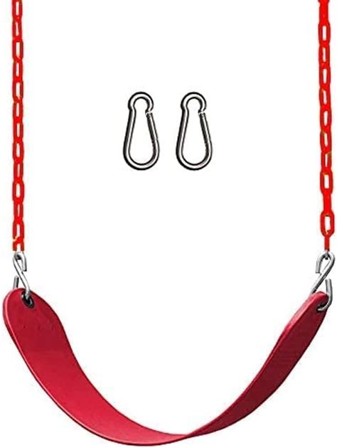 Toy Park Kids Flexible Swing Seat Heavy Duty 60" Chain Plastic Coated ...