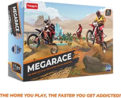 FUNSKOOL MEGA RACE GAME -9583300 Educational Board Games Board Game ...