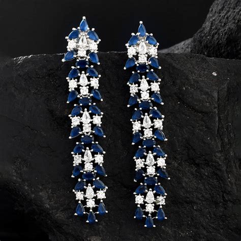 Starlight Hesper Long Drop Statement Earrings – VOYLLA