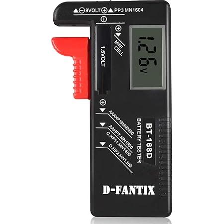 ORIGINAL MART Battery Tester for AA/AAA/C/D/9-volt Rectangular and ...
