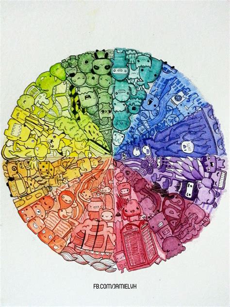 Color Wheel Project Color Wheel Projects Color Wheel Art Projects | My ...
