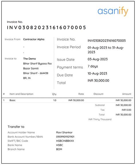 Image result for Commercial Invoice Generator