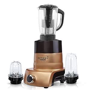 Buy Rotomix Gold Color 1000Watts Mixer Juicer Grinder with 3 Jar (2 ...