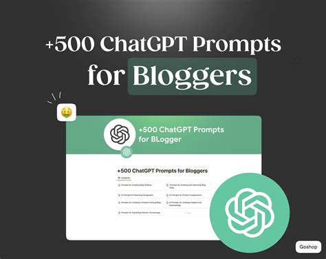500+ Chatgpt Prompt Templates