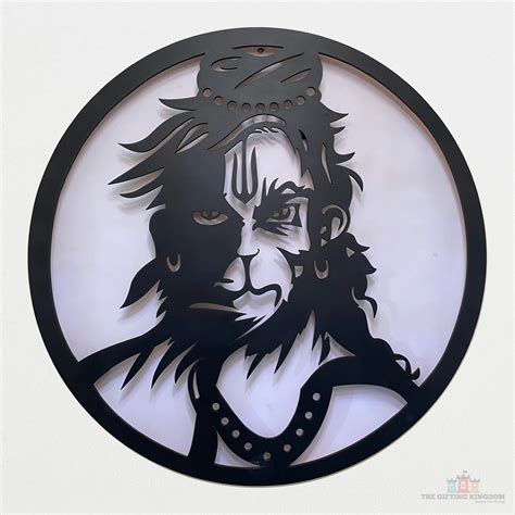 Bajrang Bali Hanuman LED Wall Decor Light – Divine Collection