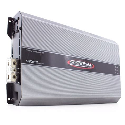Modulo Potência Soundigital Sd 8000 Evolution 8000w 1 Ohms - R$ 1.099 ...