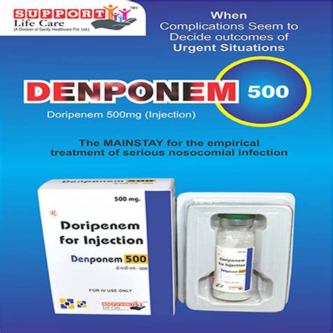 DENPONEM-500 Injection SANIFY HEALTHCARE PVT. LTD.