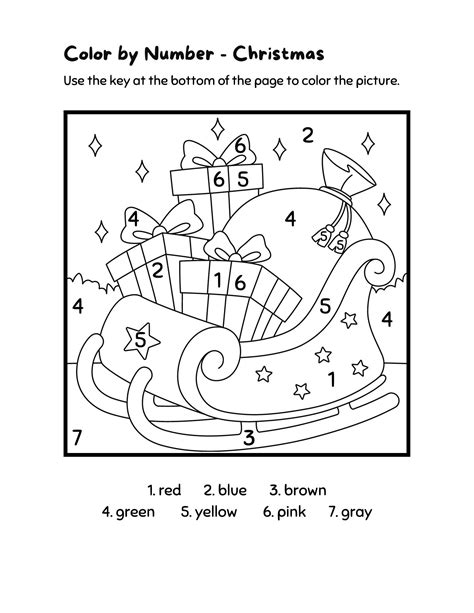 Christmas Coloring Activity Sheets