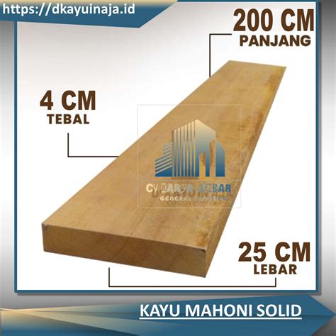Papan Kayu Dinding Tempel Lembaran 2 Meter Rak Ambalan Hambalan Mahoni ...