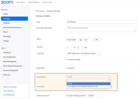 Assigning Scheduling Privileges in Zoom - Information Technology ...