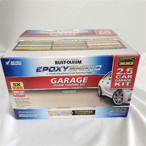 Rust-Oleum EpoxyShield 2-part Tan Gloss Concrete and Garage Floor Paint ...