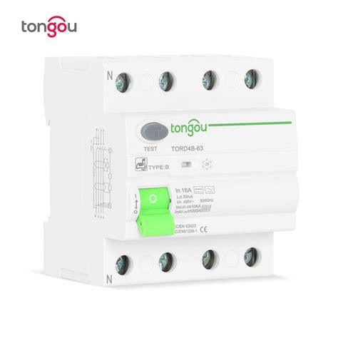 Type B 2P 4P 63A 30mA circuit breaker ELCB RCCB RCD | Ubuy India