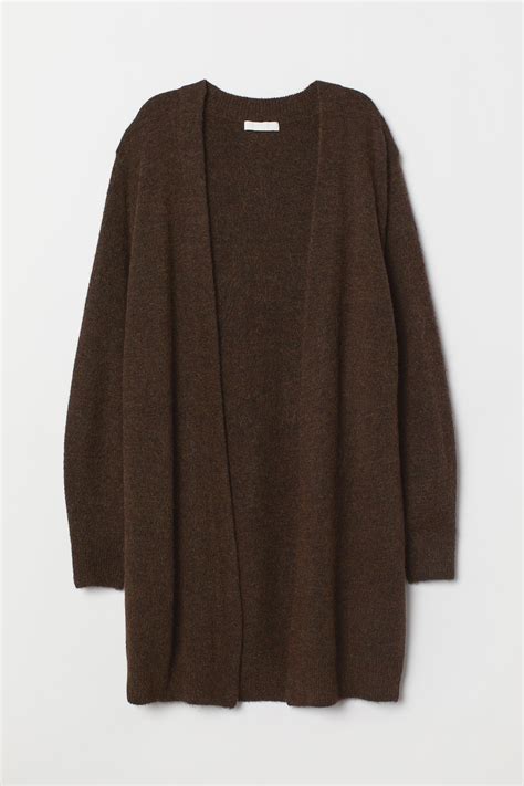 Women's Dark Brown Cardigan at Amanda Okane blog