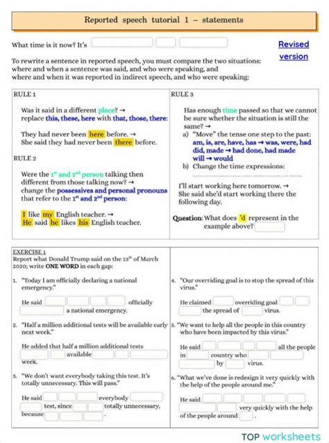 Image result for Reported Speech Tutorial