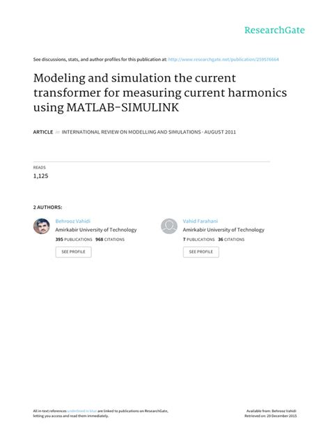Image result for Transformer Simulation Matlab