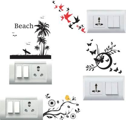 Design Zoo Butterflies & Birds Switchboard Stickers Medium Self ...