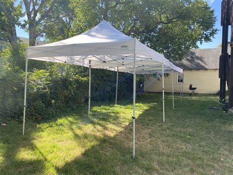 Rent A 10x40 Feet Pop Up Party Tent (White) Polyester Fabric Top ...
