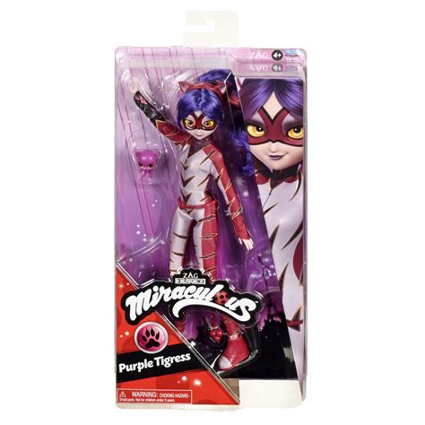 Buy BANDAI Miraculous Ladybug And Cat Noir Toys Purple Tigress Fashion ...