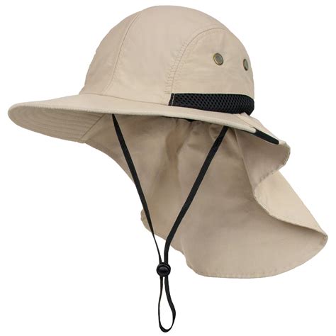 Sun Caps With Neck Flaps