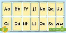 Póster: El alfabeto - Dislexia (teacher made) - Twinkl