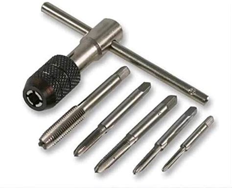 Groz Tap Wrench with T Type Ratchet Handle | Ideal for Holding taps ...