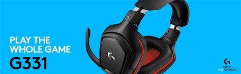 Logitech G331 Wired Over Ear Gaming Headphones, 50 mm Audio Drivers ...