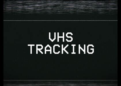 Image result for Tracking Control VHS