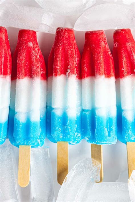 Red White and Blue Popsicles | Smells Like Delish