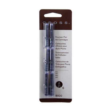 Cross 8920 Blue Ink Cartridge Pack of 6| Shop Online at Makoba | Cross