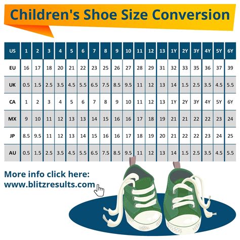 6 Images Kids Shoe Size Conversion Mexico To Us And Review - Alqu Blog