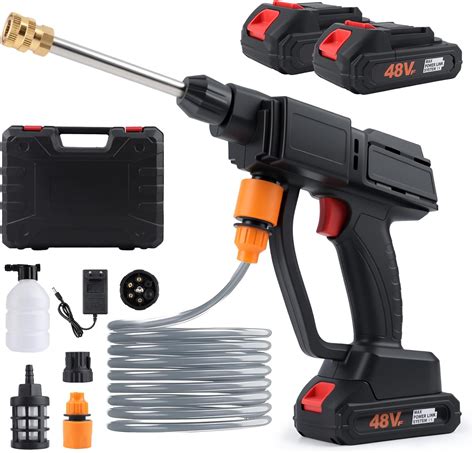 Amazon.com : Battery Pressure Washer,660 PSI Cordless Power Washer with 4.0Ah Battery&Charger ...