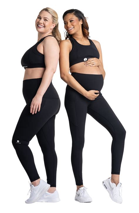 Preggo Leggings Sima Active High Waist Maternity/Postpartum Leggings ...