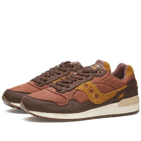 Saucony Men's Shadow 5000 'Espresso' Sneakers in Brown Saucony