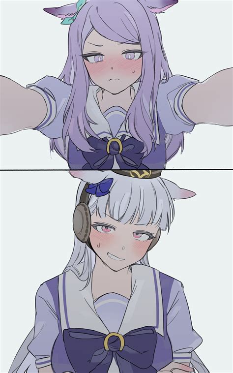 mejiro mcqueen and gold ship (umamusume) drawn by unneul | Danbooru