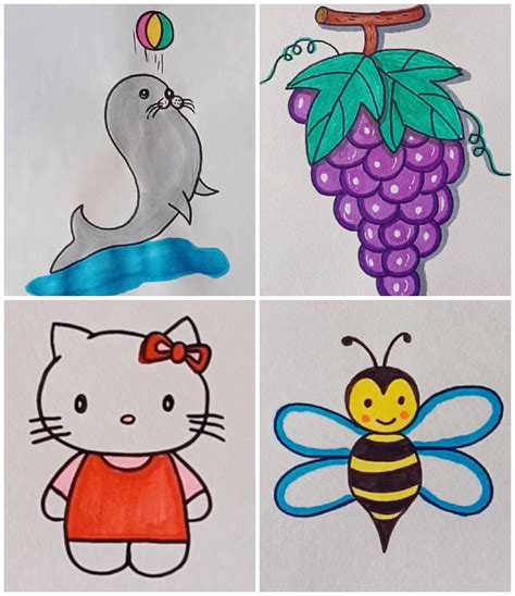 Beginner Drawing Tutorials for Kids 的图像结果